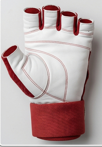 Men's Leather Weightlifting Gloves With Wrist Support Breathable Palm Guard Leather Gloves Unisex - Product Image 2