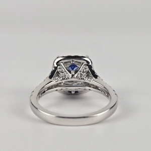 1.5 CT 14k Yellow <b>Gold</b> Rhodium Plated D VVS2 Lab Diamond Princess Cut Engagement Anniversary Luxury <b>Ring</b> - Product Image 2