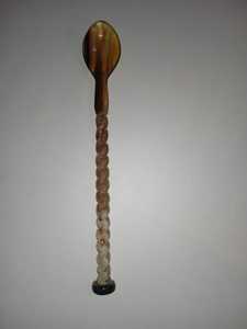 Ensemble de cuillères jetables de luxe en corne de buffle argentées et dorées pour les fêtes à domicile - Product Image 2