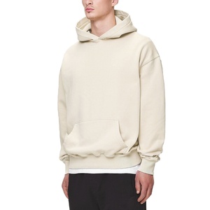 Men Athletic Pullover Hoodie 470 GSM Cotton Fleece Heavyweight <b>Training</b> Streetwear Sweatshirt OEM Factory - Product Image 3