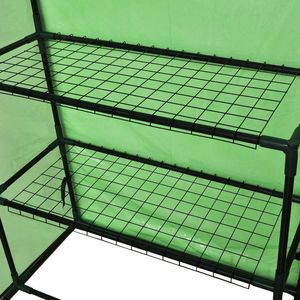 Invernaderos de Acero con Recubrimiento en Polvo, Transparentes, Verdes, para Jardín - Product Image 6