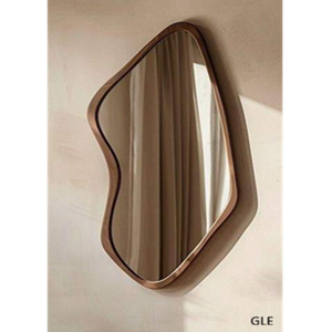 Metal Wall Mirror Framed Modern Wedding Bathroom Vanity Mirror Home <b>Decoration</b> for Living Room - Product Image 1