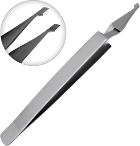 Pinzas de precisión de alta calidad, de acero inoxidable, duraderas, con puntas de precisión y agarre cómodo, perfectas para uso dental. - Product Image 1