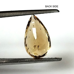 Tourmaline Jaune Non Traité, Coupe Poire, 2.00 Carats, Pierre Précieuse Naturelle Facettée, 6.8X11.2 mm, Pour la Fabrication de Bijoux - Product Image 6