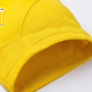 SAMAVIA Men's Yellow Crew Neck Short Sleeve <b>Polyester</b> <b>T</b>-<b>Shirt</b> Breathable Regular Fit Summer Sport Wear - Product Image 5