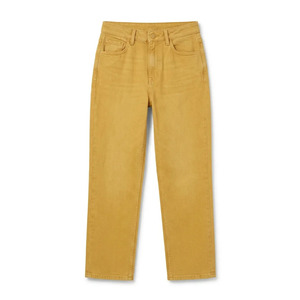 Jeans en denim délavé pour femmes en gros, jeans en denim à ourlet brut pour femmes, jeans pour marques de distributeurs privés - Product Image 4