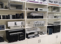 Boîtier de rack 3U en aluminium anodisé noir avec rail CPCI pour amplificateur d'instrument de projet, matrice audio, sous-rack, armoire, boîtier, châssis, boîte