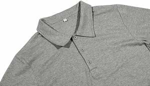 Camisas Polo para Hombre, Modernas, Antiarrugas, 100% Algodón, Camisa Polo de Algodón Puro, Tejida, con Botones, Manga Corta, Corte Regular - Product Image 3