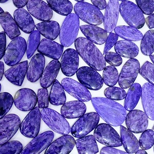 Wholesale Supply Natural Charoite Loose Gemstone Designer Quality Purple Swirl Stone for Fine Jewelry Making Available For Sale - Product Image 3