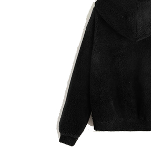 Sweat-shirt à capuche pour femme, hiver, respirant, polyester et coton, manches longues, pull-over, logo personnalisé, impression par transfert thermique, sweat-shirt pour femme - Product Image 4