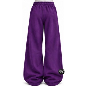 Embroidery Running Oversized manufacturer customized wholesale high quality <b>flare</b> joggers Windbreaker breathable <b>trouser</b> pants - Product Image 3