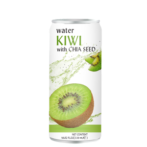 Venta al por mayor de puré de kiwi 100% natural y saludable, hecho en Vietnam, con semillas de albahaca, 330 ml, OEM ODM - Product Image 1