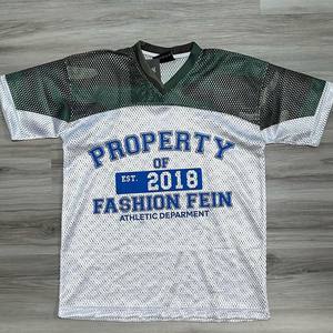 เสื้อยืดผ้าฝ้ายถัก 100% ประดับคริสตัลแบรนด์ตามสั่ง พิมพ์ลายดิจิตอล ซับลิเมชั่น รับผลิตแบบ OEM จำนวนมาก - Product Image 2