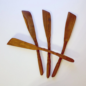 Spatules et cuillères en bois massif pour la cuisson, la friture du poulet et le mélange des légumes – Meilleur article artisanal - Product Image 3