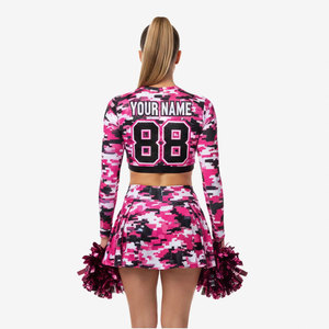 Uniforme de cheerleading de haute qualité, design le plus récent, en spandex/polyester, confortable, respirant, uniforme de cheerleading pour adultes, sublimation - Product Image 6