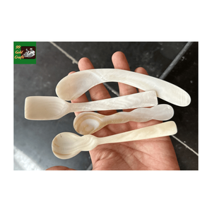 Cuillère en nacre naturelle, cuillère artisanale de qualité supérieure, cuillère en nacre de haute qualité, cuillère exclusive pour la restauration fine - Product Image 1