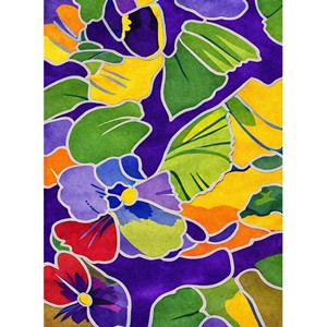 Tapis d'intérieur à motif floral abstrait, tapis moderne coloré tufté à la main, tapis doux et durable pour salon, chambre à coucher, décoration - Product Image 4