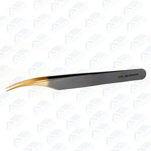Precision <b>Lash</b> Tool Professional Beauty Instrument <b>Lash</b> Extensions and Personal High-Quality Stainless Steel Eyelash Tweezers - Product Image 2