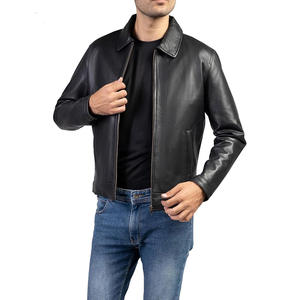 Veste en cuir de mouton pour homme de haute qualité, meilleur design 2025, vente en gros, veste en cuir respirante pour homme à prix abordable - Product Image 6