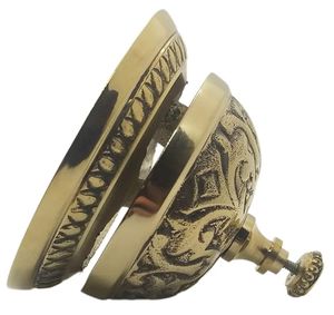 Luxury Vintage <b>Brass</b> Desk <b>Bell</b> Handmade Durable Customizable Reception <b>Bell</b> Office Front Desk Hotel Lobby Restaurant Bar - Product Image 3