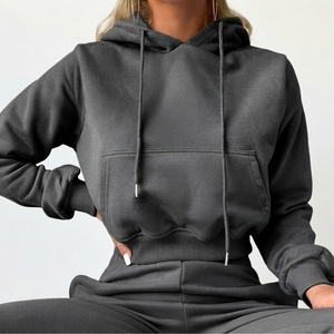 Men's Winter Fleece Tracksuit Set Pullover Hoodie Jogger <b>Pants</b> Casual Lightweight Two Piece Streetwear Outfit Custom Logo Sweat - Product Image 5