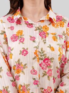 Camisa de Playa para Mujer, Corte Holgado, Ligera, Informal, con Botones, para Verano - Product Image 2
