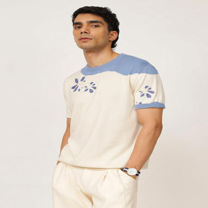 240gsm เสื้อยืดผ้าเช็ดทำความสะอาดแบบโอเวอร์ไซซ์สำหรับผู้ชายผ้าฝ้ายระบายอากาศได้ดีผ้าโลโก้แบบลำลองสำหรับฤดูร้อน - Product Image 4