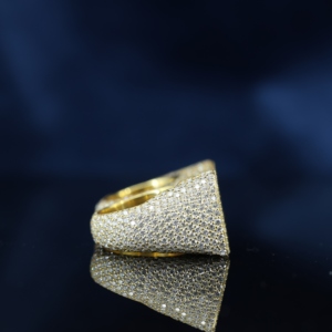 Hip Hop Engagement & Wedding Moissanite <b>Ring</b> <b>Men</b> 925 <b>Silver</b> 18k Gold Plated Lucky Number Iced Out VVS Green Baguette Cut Custom - Product Image 4