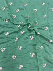 Fancy Embroidery Honey Lace Brand Mall Chanderi Fabric Soft Transparent <b>Medium</b> Weight Make-To-Order Textile Women Girls Wedding - Product Image 4