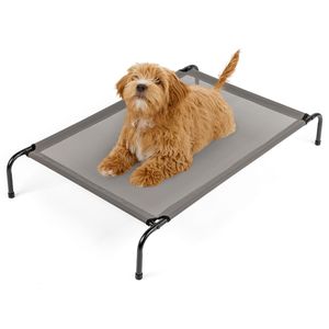 Cuccia per Cani XL in Finta Pelliccia, Grigia, 109 cm (L) x 66 cm (P) x 20 cm (A), Lavabile e Rimovibile, con Motivo a Tinta Unita, per Uso Interno - Product Image 6