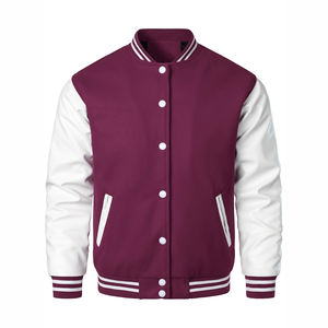 Fournisseurs directs d'usine, vestes de baseball personnalisables, matériaux et couleurs entièrement personnalisables, veste d'hiver de qualité supérieure. - Product Image 3