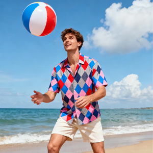 Chemises Hawaïennes d'Été Neuves pour Hommes, Grande Taille, Boutonnées, Manches Courtes, Décontractées, pour la Plage et les Fêtes - Product Image 2