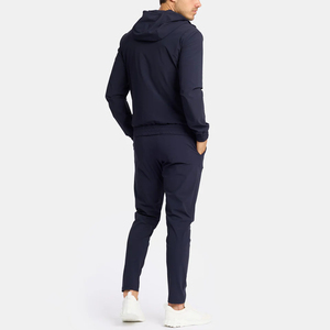 Ensemble de survêtement unisexe d'hiver coupe-vent personnalisé en polyester/coton épais, coupe oversize, couleur unie, longueur intégrale, à capuche, 2-en-1, OEM - Product Image 6
