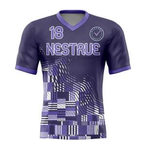 Camiseta de fútbol personalizada con sublimación, uniforme de fútbol, equipación de equipo, ligera, transpirable, de secado rápido, ropa deportiva al por mayor. - Product Image 2