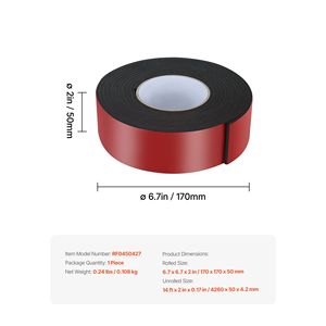 Isolation thermique autocollante pour tuyaux d'eau, 14 pieds x 2 pouces, en mousse, pour l'hiver, protection contre le gel - Product Image 4