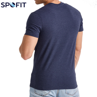 T-shirt simple et uni 100 % coton pour homme, coupe ample, décontracté, personnalisé, manches courtes, écologique, respirant, en tissu peigné, style urbain, soldes, pas cher