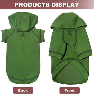 เสื้อฮู้ดดี้สุนัข MOVA SPORTS ผ้าฝ้ายฟลีซหนา 350GSM คุณภาพสูง เสื้อผ้าสัตว์เลี้ยงแบบเรียบง่าย ดีไซน์คลาสสิก สำหรับทุกฤดู พร้อมลายปัก - Product Image 5