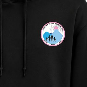 Sweat à capuche brodé avec écusson Black Jack & Jill, en molleton doux, à manches longues, avec poche avant et ajustable - Product Image 3