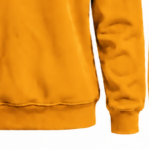 Orange Women Mock Neck Sweatshirt Long Sleeve Oversized Pullover Fleece High Collar Casual Winter Streetwear Fashion <b>Jumper</b> - Product Image 6