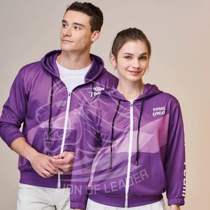 Sweats à capuche avec logo personnalisé zippé imprimé à la demande sweat à capuche avec impression par sublimation unisexe maillot d'uniforme de basket-ball de haute qualité personnalisé - Product Image 2