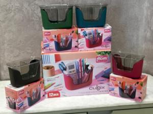 Organizador de Oficina Multiusos Moderno Anax Cubix, Organizador de Escritorio de Plástico Rectangular Independiente de un Solo Nivel - Product Image 2