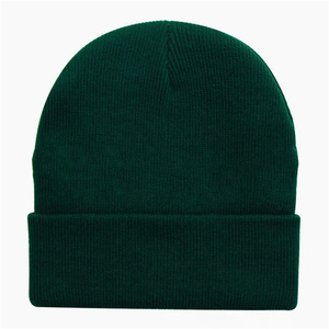 Unisex Solid Color Knit Beanie Hat 100% Acrylic Cuffed <b>Winter</b> <b>Cap</b> Casual Style for Adults Orange - Product Image 2