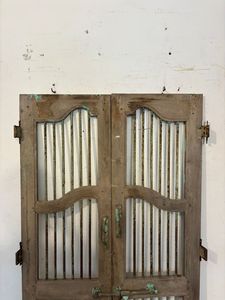 Antique Solid Wood Door Panels with Hand Carved <b>Frame</b> Eco-Friendly for Bedroom Outdoor Living Room Home Furniture - Product Image 6