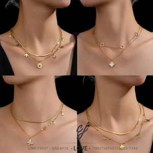 Collier moderne en moissanite pour femme avec pierre taille brillant, idéal pour les fiançailles, les mariages et les soirées - Product Image 5