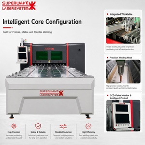 Machine laser CNC <span class=keywords><strong>industrielle</strong></span> de haute précision pour la soudure de plaques de refroidissement de plateaux à fossettes d'échangeurs de chaleur - Product Image 5