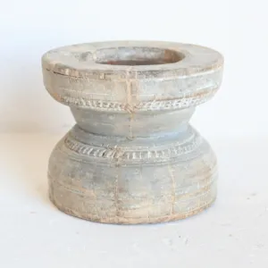 Vintage Wooden Handcrafted Agriculture Seed Bijni Candle Holder Stand for Garden Entryway <b>Console</b> <b>Table</b> Living Room Bedroom - Product Image 1