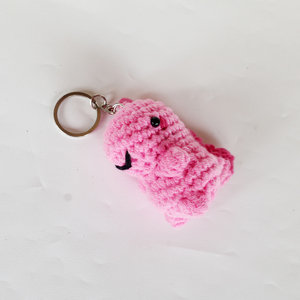 Llavero de muñeca de ganchillo hecho a mano, amigurumi de niña musulmana tejida, colgante para bolso, colgante para mochila, arte puro, regalos artesanales - Product Image 2