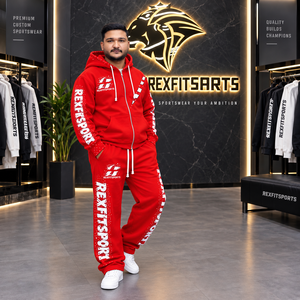 Conjunto de Chándal Deportivo Personalizado OEM al por Mayor, Pantalones con Capucha y Logotipo Personalizado, Fabricante de Ropa Deportiva - Product Image 1