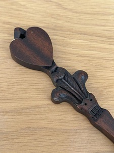 Cuillère à thé en bois naturel réutilisable, cuillère à café et à sucre, ustensile de cuisine de qualité alimentaire pour un usage domestique - Product Image 3