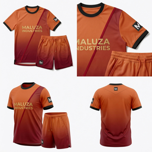 Tenue de football sublimée de qualité supérieure, kit de football professionnel, design personnalisé, nom et numéro, haute élasticité, entraînement - Product Image 6